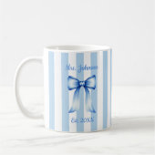 Personalized Future Mrs. Mug, Custom Engaged Mug Koffiemok (Links)