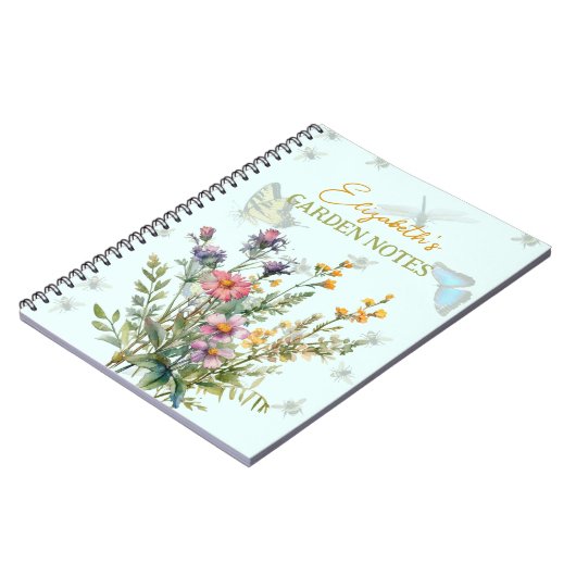 Personalized Garden Journal (Côté gauche)