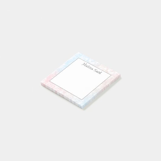 Personalized Geometric  Post-it® Notes (Schuin)