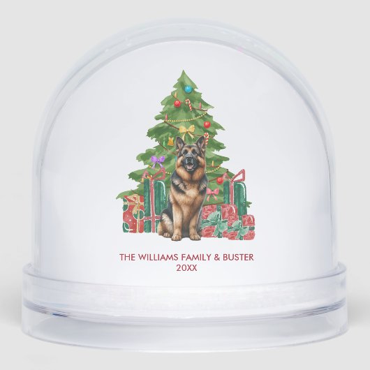 Personalized German Shepherd Dog Christmas (Avant)