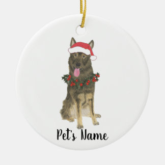 Personalized German Shepherd (Sable) Keramisch Ornament