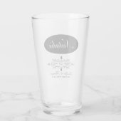 PERSONALIZED GETUIGE TROUWFEEST GLAS (Achterkant)