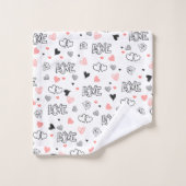 Personalized Gift for Wife Valentine Bath Towel Bad Handdoek (Wasdoekje)