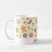 Personalized Gingerbread Christmas Mug Koffiemok (Links)
