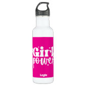 Personalized Girl Power Waterfles (Voorkant)