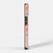 Personalized Girly Football Bow Pattern Phone Case iPhone Hoesje (Rechterkant)