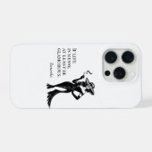 Personalized Glam Style Quote Design iPhone Hoesje (Achterkant horizontaal)