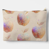 Personalized Glitter Apple Sparkle Fruit Pastel  Etui (Achterkant)