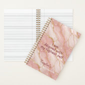Personalized Glitter Positive Quotes Journal (À l'intérieur)