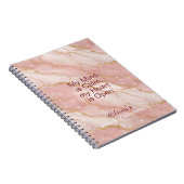 Personalized Glitter Positive Quotes Journal (Côté Droit)