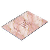 Personalized Glitter Positive Quotes Journal (Côté gauche)