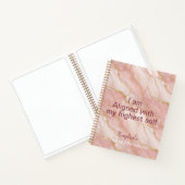 Personalized Glitter Positive Quotes Journal (Intérieur)