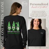 Personalized Gnome One Fights Alone Sweatshirt