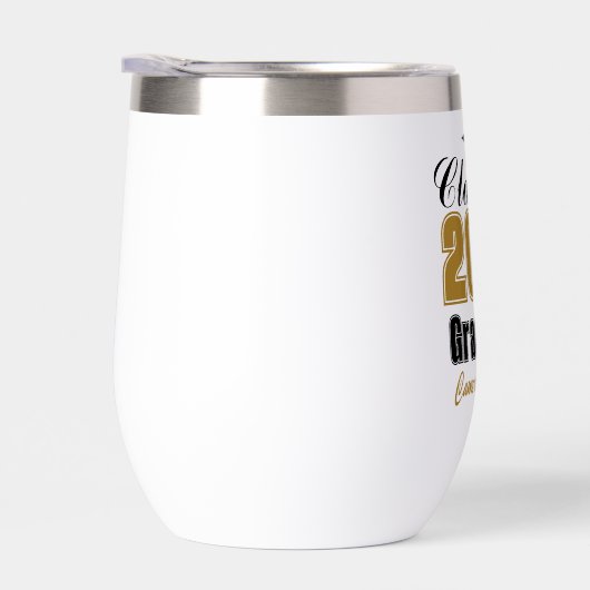 Personalized Gold Class of 2026 Graduation (Droite)