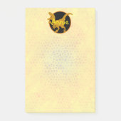 Personalized Gold Dinosaur Post-it® Notes (Voorkant)