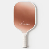 Personalized Golden Chic Pickleball Paddle (Voorkant)