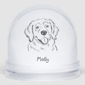 Personalized Golden Retriever Dog Christmas (Avant)