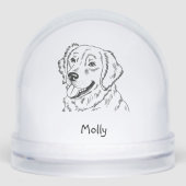 Personalized Golden Retriever Dog Christmas (Avant)