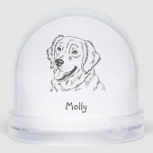 Personalized Golden Retriever Dog Christmas (Arrière)
