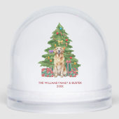 Personalized Golden Retriever Dog Christmas (Avant)