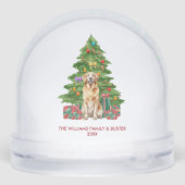 Personalized Golden Retriever Dog Christmas (Arrière)