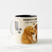 Personalized Golden Retriever Mom Mug – Custom (Devant gauche)
