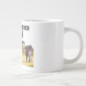 Personalized Golden Retriever Mom Mug - Custom Extra Grote Beker (Rechts)