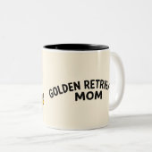 Personalized Golden Retriever Mom Mug Custom Name (Devant droit)
