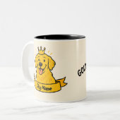 Personalized Golden Retriever Mom Mug Custom Name (Devant gauche)