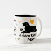 Personalized Golden Retriever Mom Mug  Custom Name (Devant droit)