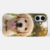 Personalized Golden Retriever Photo and Name  Case-Mate iPhone Case (Achterkant (horizontaal))