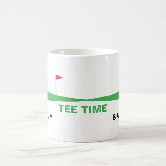 Personalized Golf Coffee Mugs (Centre)