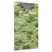 Personalized golf course klembord (Rechts)