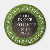 Personalized Golf Hole in One Award Magneet (Voorkant)