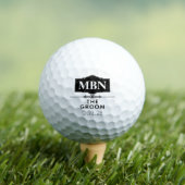 PERSONALIZED GOLFBALLEN VOOR DE BRUIDEGOM (Insitu Shirt)
