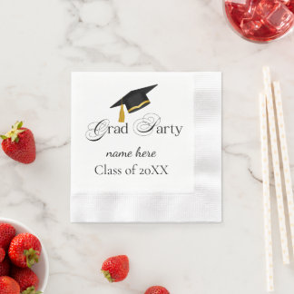 Personalized Grad Party, Name and Year Servet