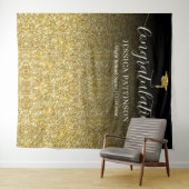 Personalized Graduate Congratulations Graduation Wandkleed (In Situ (horizontaal))