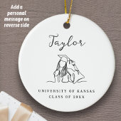 Personalized Graduate Custom Name School Class Of Keramisch Ornament