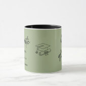 Personalized Graduate Mug – Elegant Script Style (Centre)