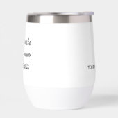 Personalized Graduate Tumbler Class of 2026 Gift (Gauche)