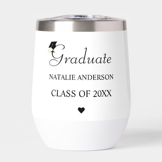 Personalized Graduate Tumbler Class of 2026 Gift (Avant)