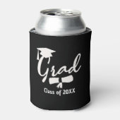 Personalized Graduation Beer Cooler, Custom Year  Blikjeskoeler (Blikje Voorkant)