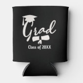 Personalized Graduation Beer Cooler, Custom Year  Blikjeskoeler (Voorkant)