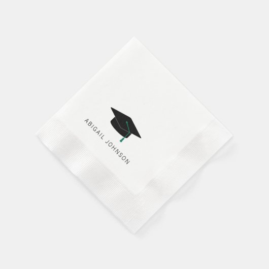Personalized Graduation Cap Coined Paper Servet (Hoek)