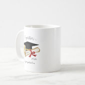 Personalized Graduation Congratulations Koffiemok (Voorkant links)