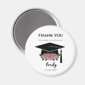 Personalized graduation favors with magnet (Recto/Verso)