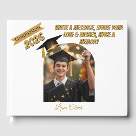Personalized Graduation Guestbook & Wishes Book  Gastenboek
