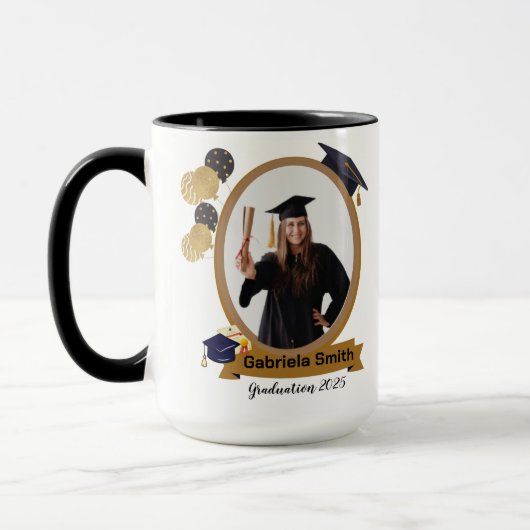 personalized graduation mug (Gauche)