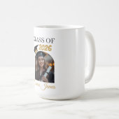 Personalized Graduation Mug – Class of 2026 Koffiemok (Voorkant rechts)