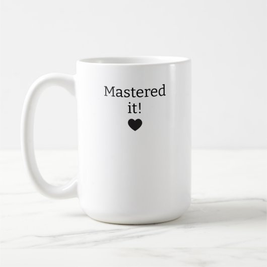 Personalized Graduation Mug, Mastered It 2026 Mug, Koffiemok (Links)